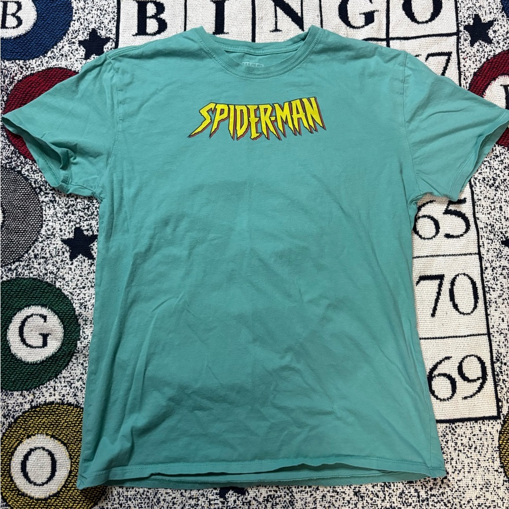 Marvel Spiderman T-shirt teal color Men’s Medium